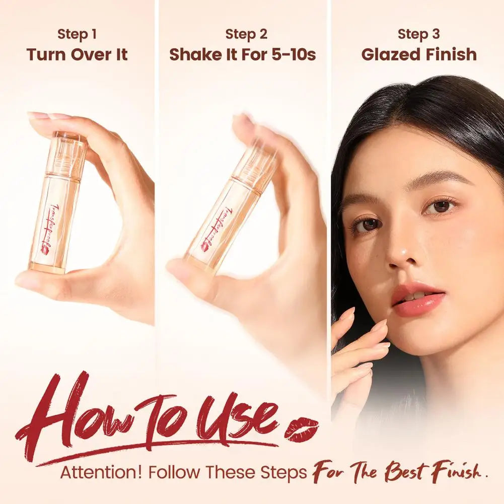 Moisturizing non-stick cup lip glaze long lasting natural Mirror Water Gloss Lipstick Lip beauty Makeup Cosmetics