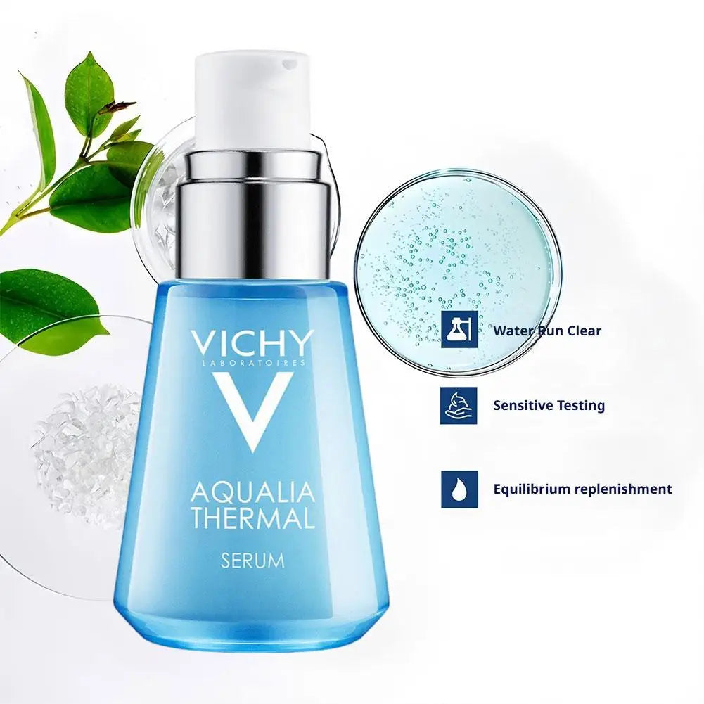 Vichy Aqualia Thermal Hydrating Serum, 48 - hour Moisture, Deep moisturizing, skin repair, nourishing the skin 30ml