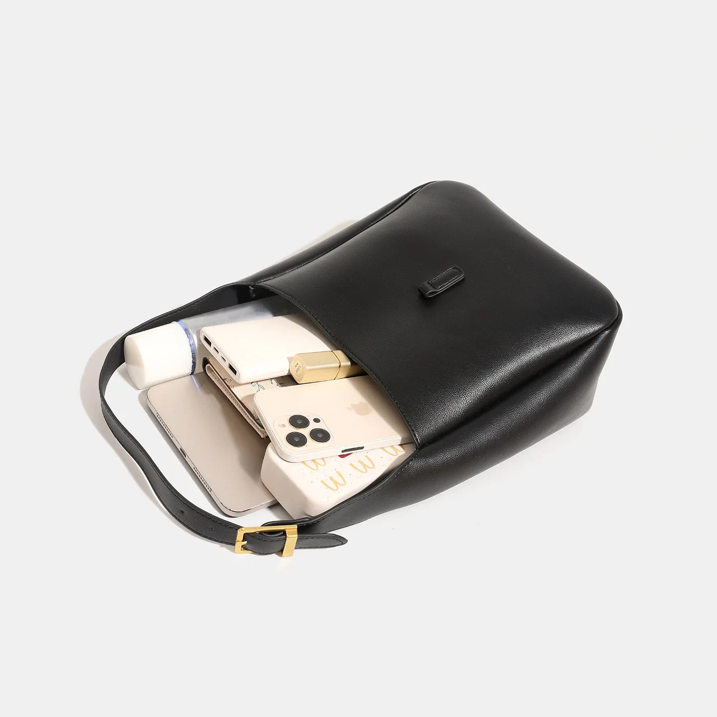 Yangshulin New ROSE Same Style Underarm Bag Water Bucket Bag Large Capacity Single Shoulder Commuter Female