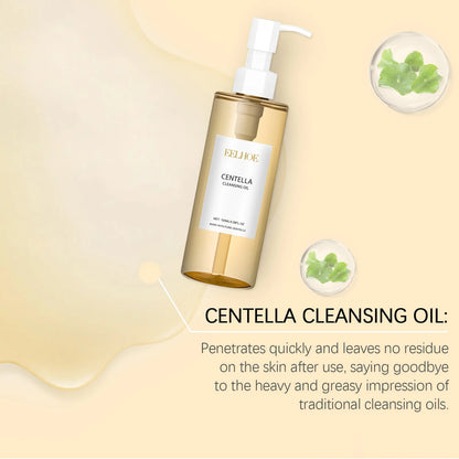 Centella Cleansing Oil Facial Makeup Remover Moisturizing Face Refresher Cleaning Centella Asiatica Extract Vitamin E Skin Oil