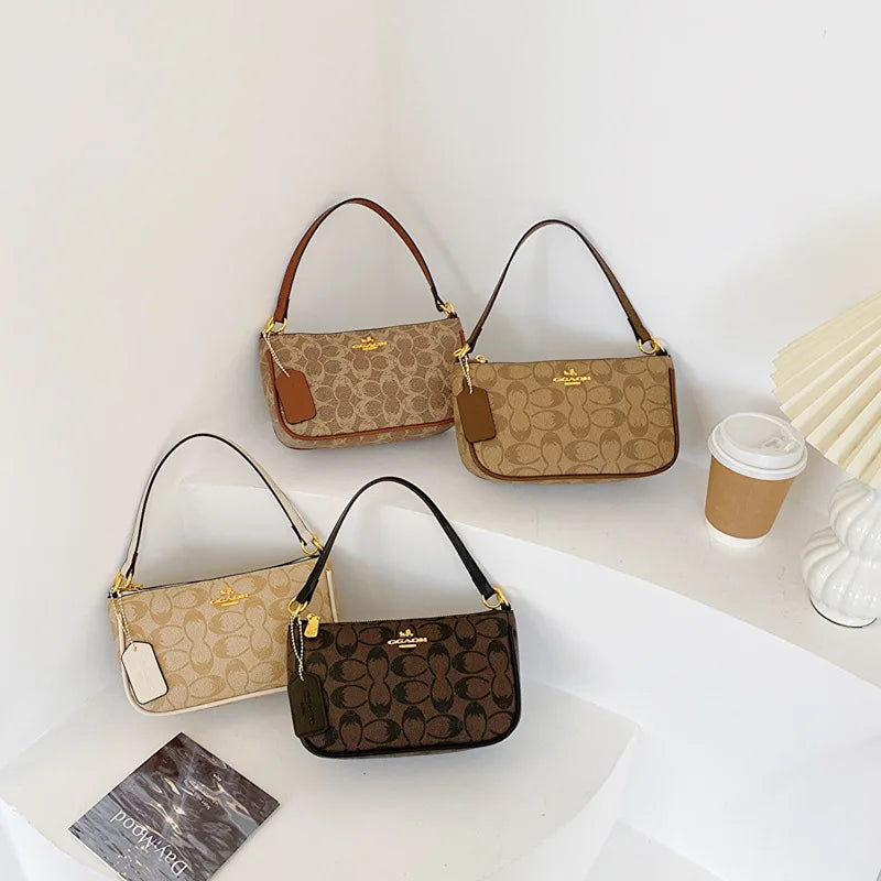 2025 Summer Hot Sale! Vintage Monogram Niche Bag | Single Shoulder & Crossbody | Stylish Handheld Tote