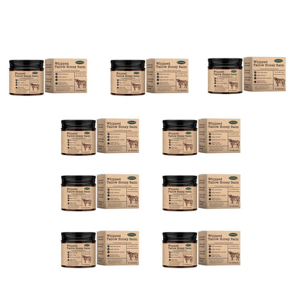 WoodSleep Beef Tallow Paste Deeply Moisturizer Brightening Wrinkle Remover Grass Fed Tallow Wild Honey Face Body Cream Skin Car