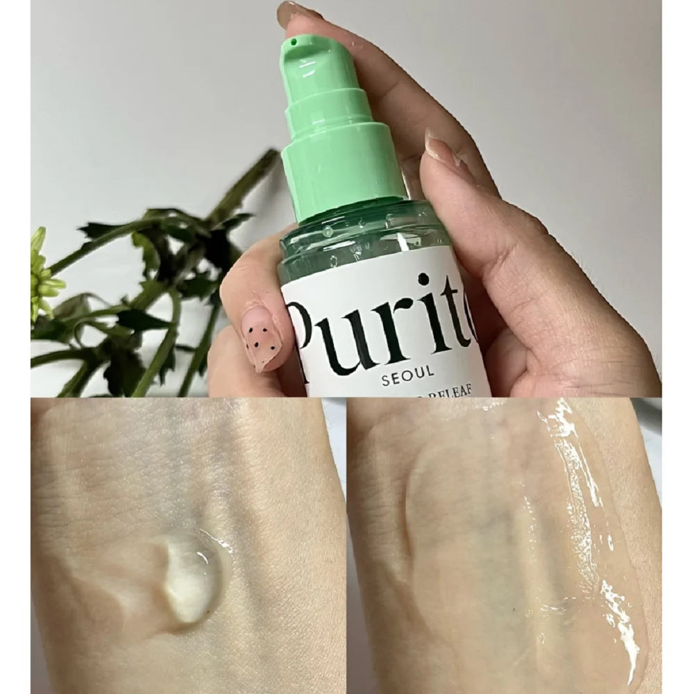 Korean Purito Centella Asiatica Facial Serum For All Skin Type Soothing Calming Moisturizing Bamboo Essence Cream Skin Care