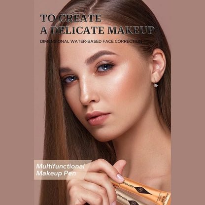 Liquid Blush Highlighter Pen Pearl Fine Shine Matte Naturally Brighten Multi-use Cheek Eye Tint Peach Blush Makeup korean blush