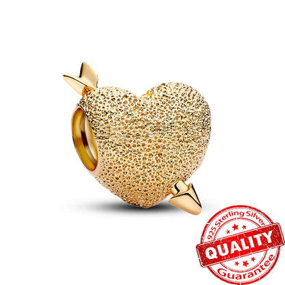 Gorgeous 925 Sterling Silver Stones & Enamel Clip Beads & Seahorse Dangle Charm Fits Bracelet For Women Gold Necklace Pendant