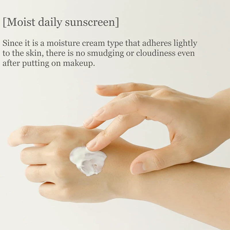 SPF50+ Sunscreen Korean Rice Probiotic Solar Blocker Skin Whitening Cream Anti UV Sun Block Facial Moisturizer Seaside Sunblock