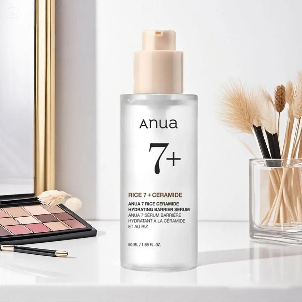 Anua Peach Rice Ceramide Skincare For Daily Defense All Skin Hydrating SPF Sunscreen Barrier Repair Essence Protect Nourish Skin