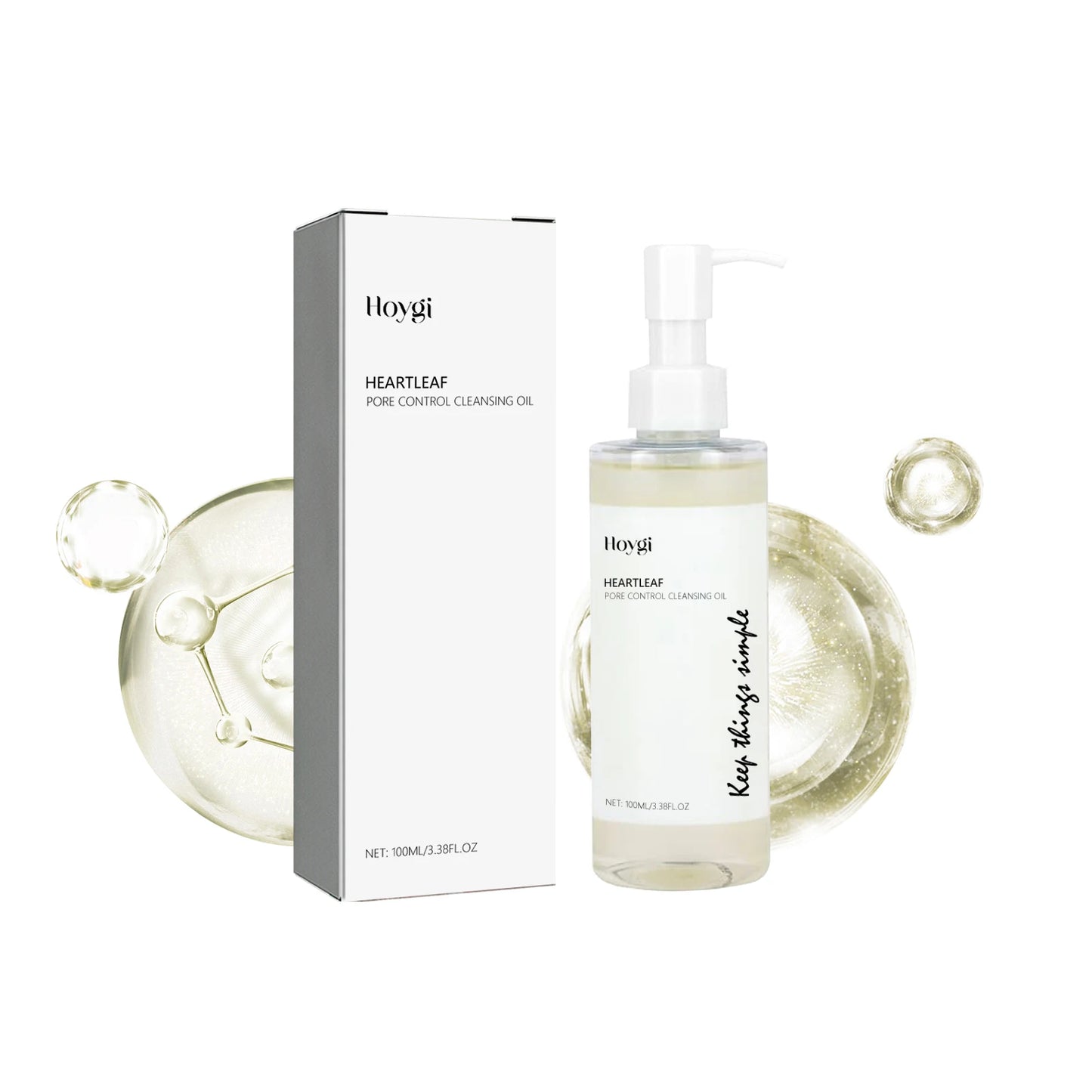 Pore-Control Cleansing Oil: Removes Makeup Gently, Cleans Pores, and Nourishes Skin