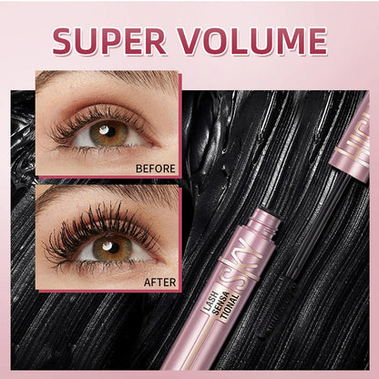 Natural Thick Curling Mascara Makeup Non-Smudge Brushes Lengthens Eyelashes Waterproof Fast Dry Black Curling Mascara Cosmetics