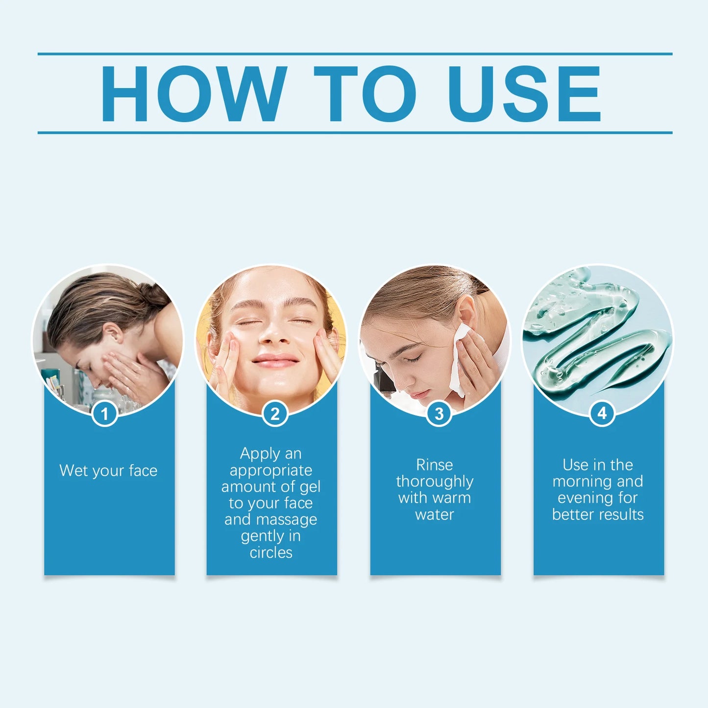 Beta-Panthenol Gel Cleanser: Gentle Cleansing, Leaves Skin Soft and Tender – Transparent Gel, Refreshing Facial Cleanser