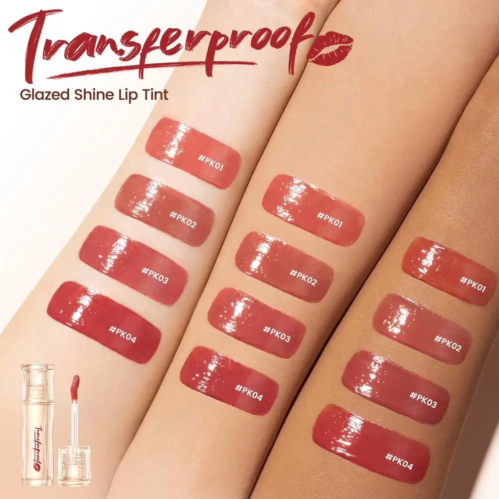 Moisturizing non-stick cup lip glaze long lasting natural Mirror Water Gloss Lipstick Lip beauty Makeup Cosmetics