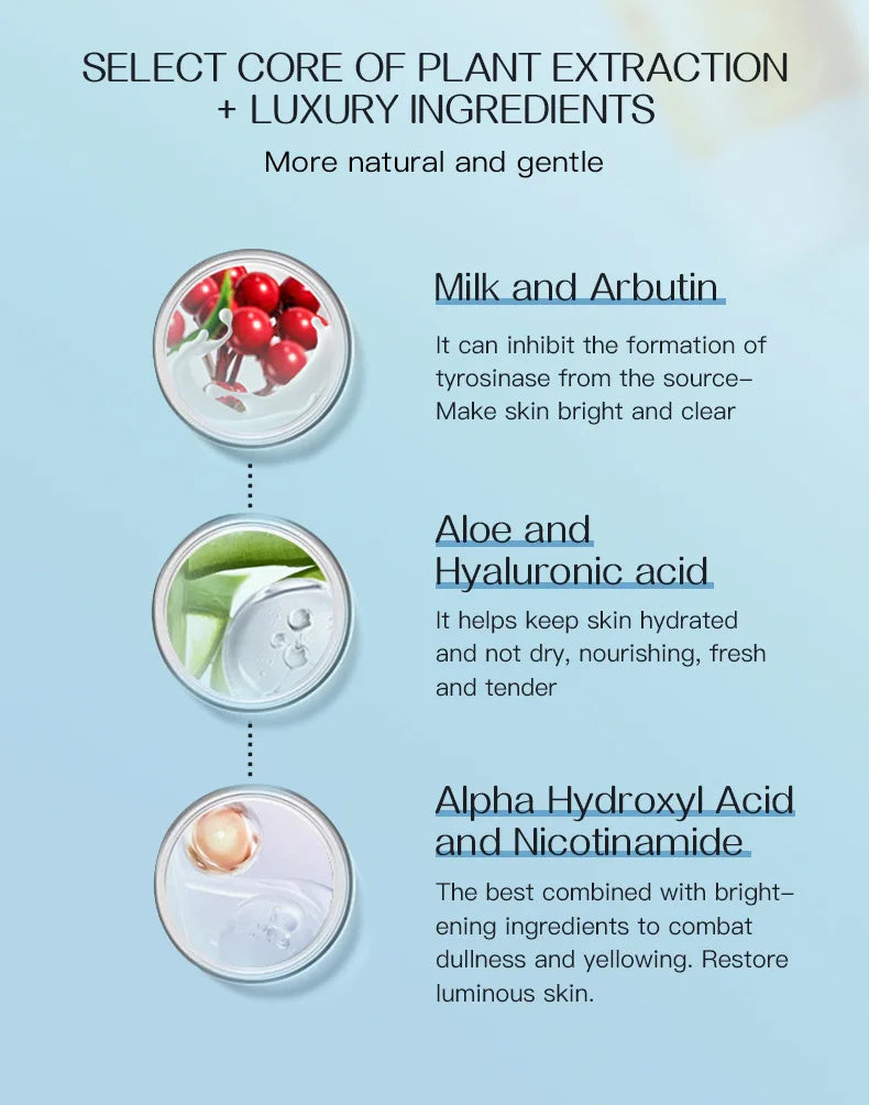 GONGPEI Vitamin C Facial Exfoliating Face Gel Whitening Creams Moisturizing Exfoliator Face Cleanser Korean Skin Care Cosmetics