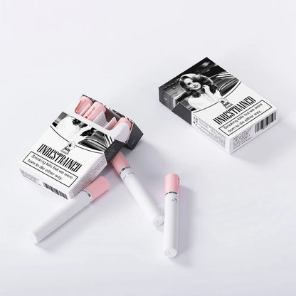 4Colors/set Cigarette Lip Gloss Set Velvet Matte Waterproof Long-lasting Lip Non-Stick Cup Cigarette Lipstick Makeup For Women