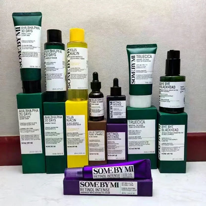 SOMEBYMI Shabomi 4-color Face Cream, Tea Tree Triac Acid Essence, 4-color Face Toner, SPF 50 V10 HYAL Sunscreen, Korea Skin Care