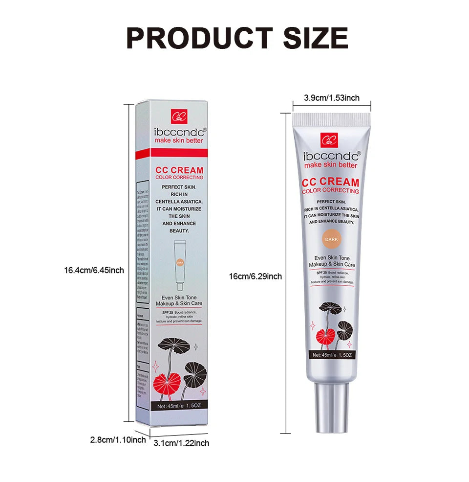 CC Cream Erborian Centella Correcting Makeup Before Moisturizing Waterproof Anti-sweat Concealer Lasting Women Makeup Foundation