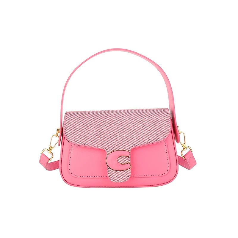 Stylish Quilted Women Messenger Bag - Waterproof Leather Crossbody Shoulder Bag With Adjustable Chain For Travel & Shopping