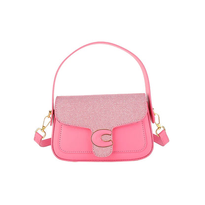 Stylish Quilted Women Messenger Bag - Waterproof Leather Crossbody Shoulder Bag With Adjustable Chain For Travel & Shopping