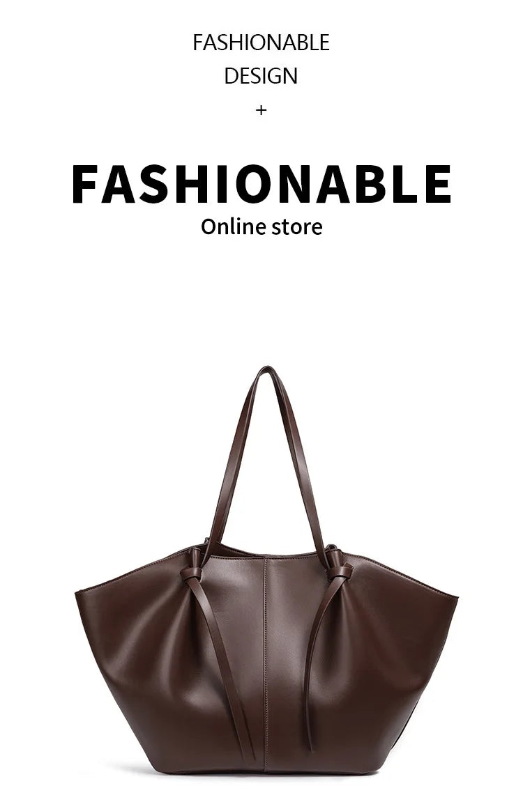 Branded Designer Shoulder Tote Bags For Women Soft PU Leather Big Capacity Shopper Tote Underarm 2025 Luxury Designer Handbags