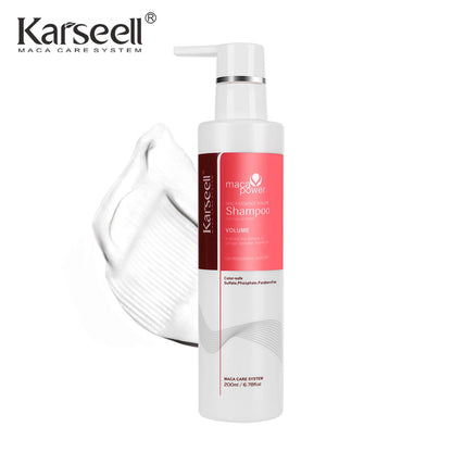 Original Karseell Volume Shampoo and Conditioner Argan Oil Moisturizing Smooth Leave in Cream Curl Defining Cream Hair Care Set