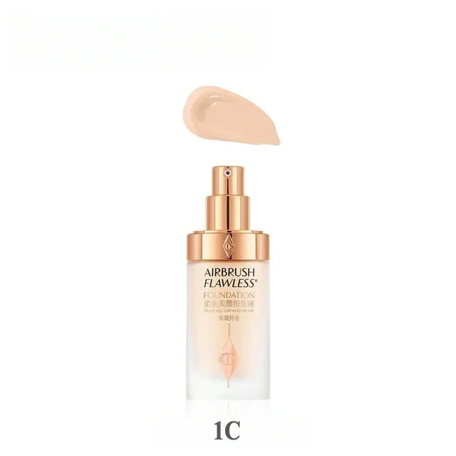 30ml C Soft Focus Beauty Red Carpet Liquid Foundation Long Lasting Concealer Blend Oil Skin Lasting Oil Control