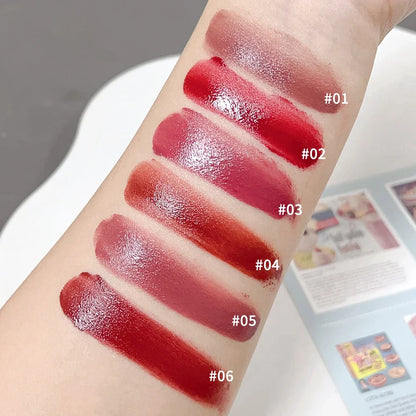 Multi-purpose Lipstick Blush Cream Waterproof Soft Moisturizing Lip Cheek Blush Tint Pigment Lasting Brightening Contour Makeup