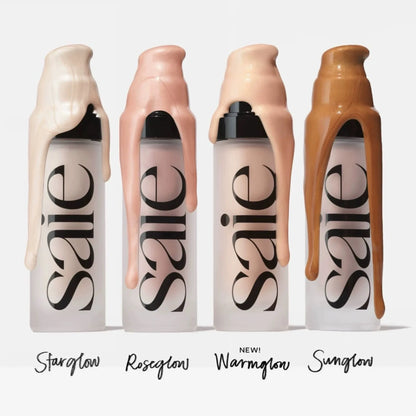 15ml Liquid Highlighter Sample liquid  Glowy Super Gel Charming Face Shadow Highlighting Fluid Saie Natural Makeup  foundation