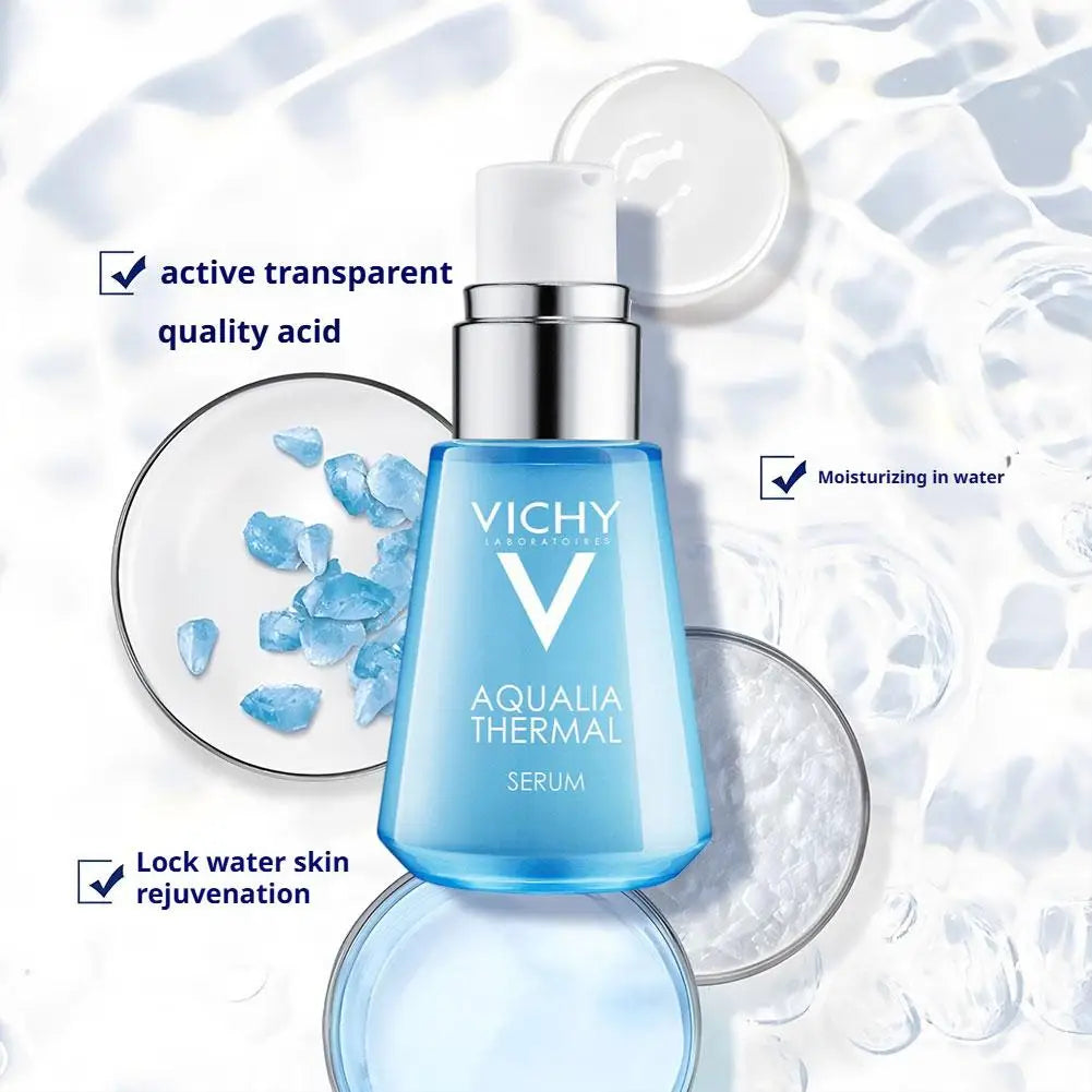 Vichy Aqualia Thermal Hydrating Serum, 48 - hour Moisture, Deep moisturizing, skin repair, nourishing the skin 30ml