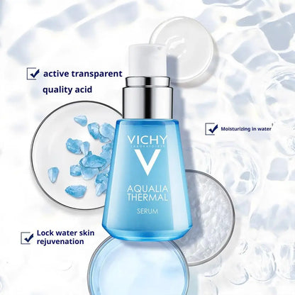 Vichy Aqualia Thermal Hydrating Serum, 48 - hour Moisture, Deep moisturizing, skin repair, nourishing the skin 30ml