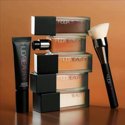 Luxury Makeup Foundation Liquid Flawless Matte Concealer Nourishing Long-Lasting Facial Concealed Pores Fine Breathable Cosmetic