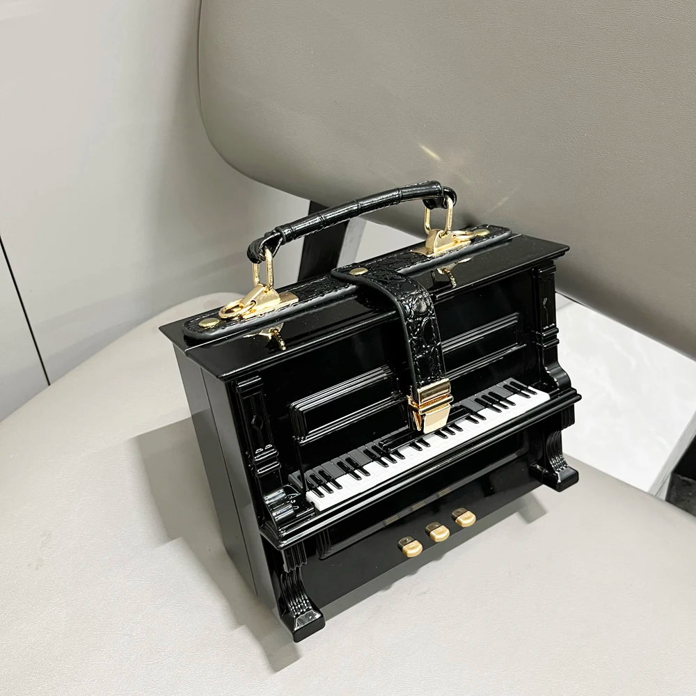 purses and handbags Luxury Designer crossbody shoulder bag For Women piano shape handmade bags Purse Messenger Bag banquet bag