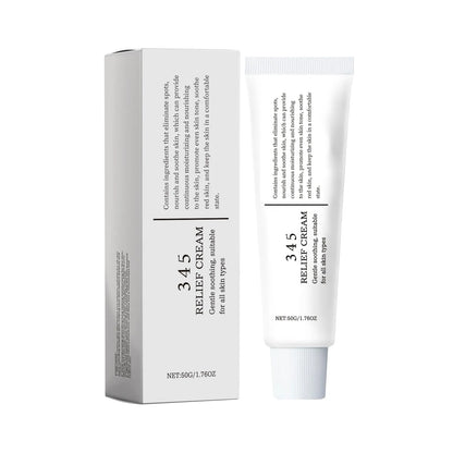345 Relief Cream Reduce Redness Soothing Care Face Lifting Brightening Even Skin Tone Tone Beauty Moisturizing Smooth Cream 50g