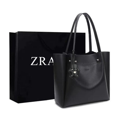 zara Women's Bag New Tote Bag College Style Portable Large Capacity All-in-one Commuter Shopping Bag