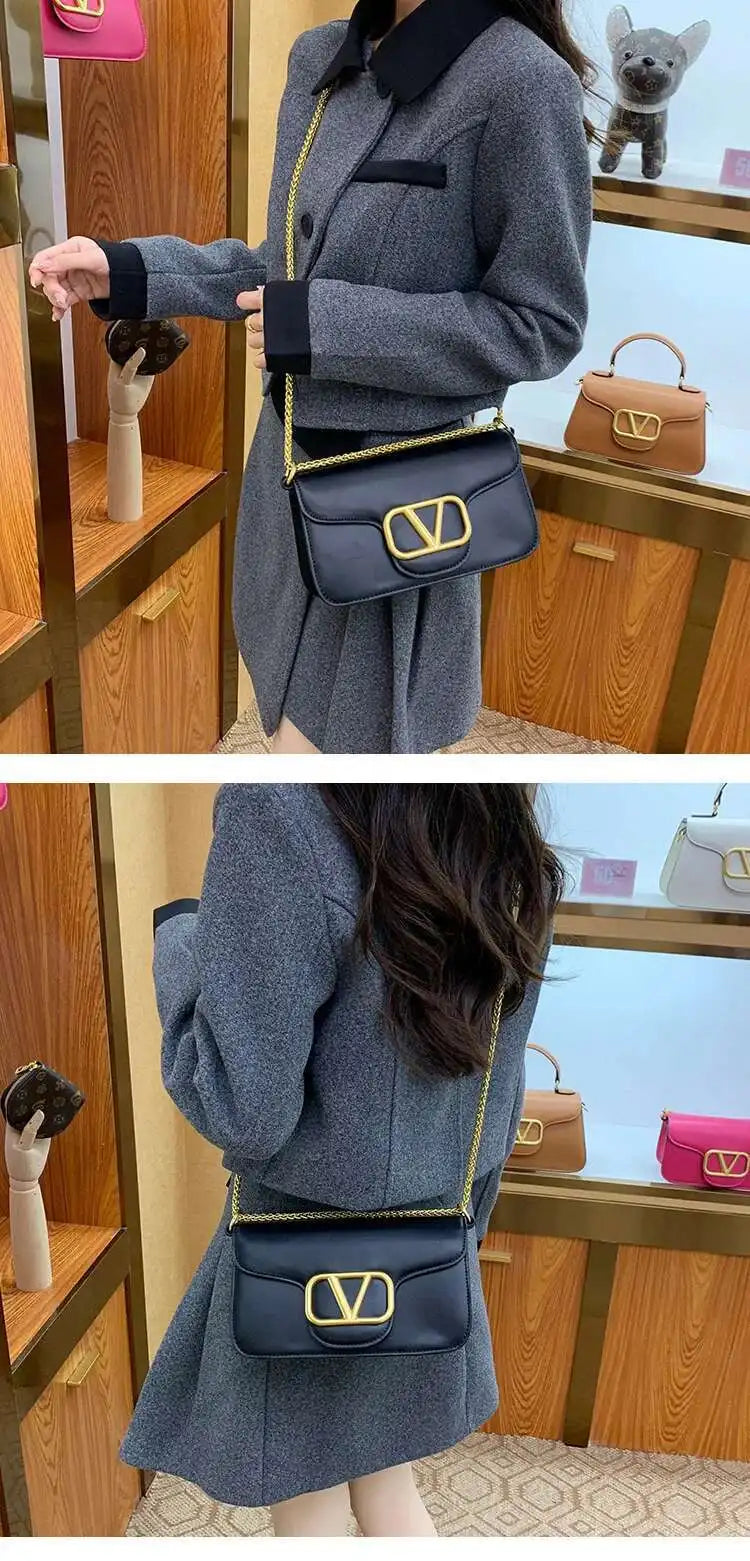 2025 New Underarm Women's Handbag Chain Shoulder Crossbody Bag Fashionable And Versatile High-quality Women's Bag Bolsa Feminina
