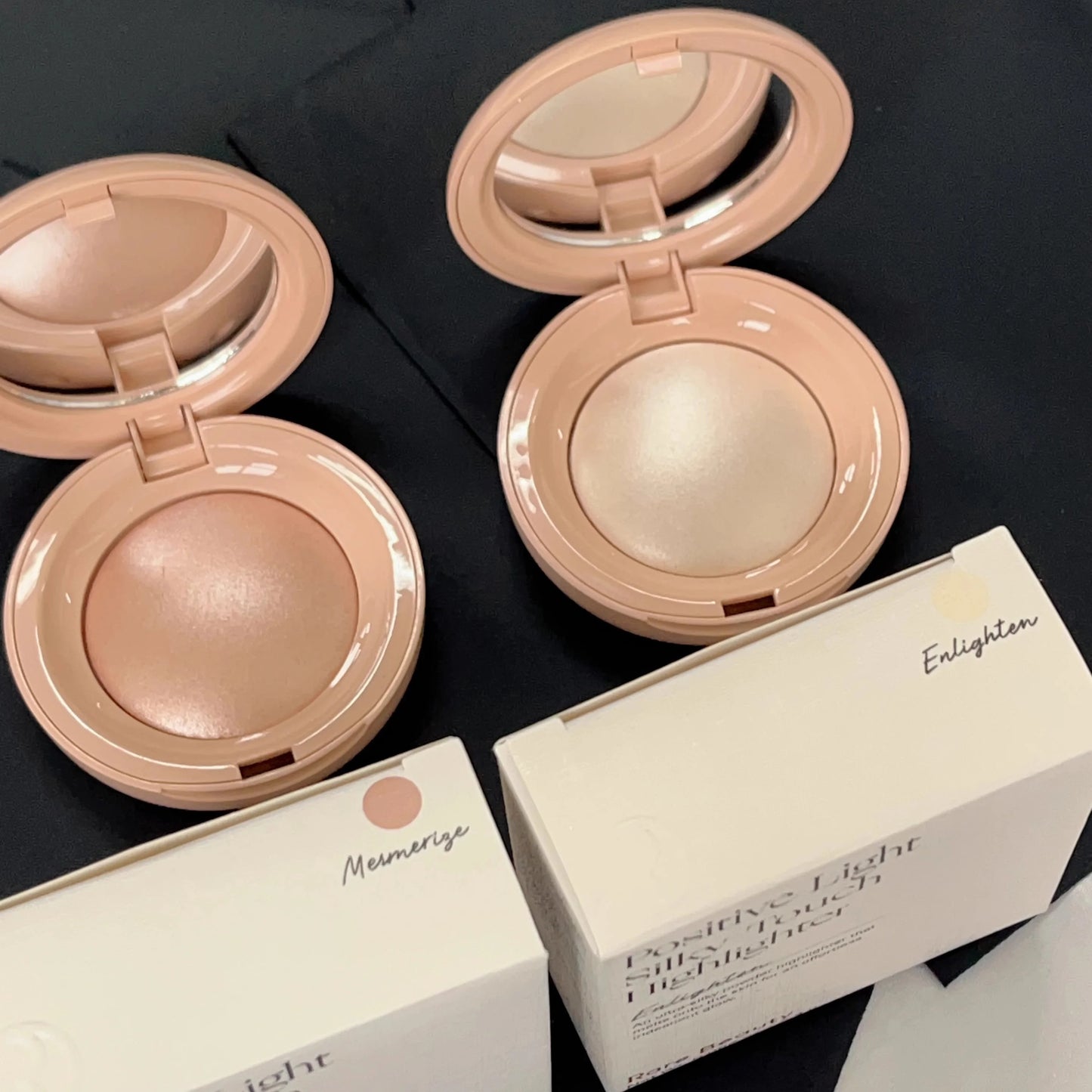 Rare Beauty Liquid Highlight Blush Positive Light Liquid Luminizer Blusher Makeup Eye Face Enlighten Enchant Outshine Lip Gloss