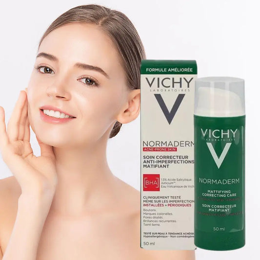 VICHY Flawless Acne Moisturizing Acne Cream Oil Control Facial Repair Soothing And Rejuvenation Skin Care Lotion Women Beauty