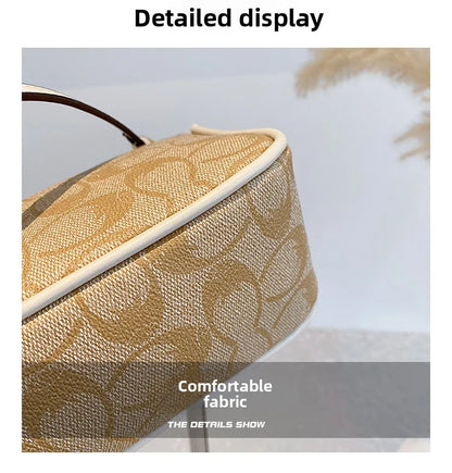 2025 Summer Hot Sale! Vintage Monogram Niche Bag | Single Shoulder & Crossbody | Stylish Handheld Tote