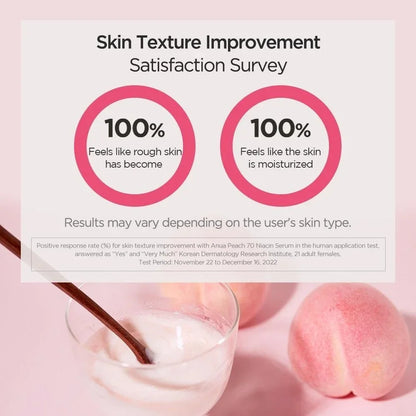 Anua Original Vitamin Whitening Set Peach 70% Niacinamide Serum Dark Spot Serum Vitamin C Blemish Serum ANUA Skincare Products