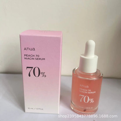 Anua Peach 70% Niacinamide Essence Moisturizing Facial Essence Brightening Skin Tone Moisturizing 30ml Serum Facial Skin Care