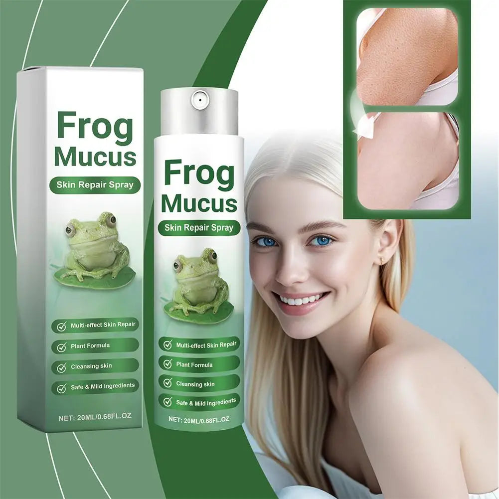 Frog Mucus Skin Repair Spray skin care spray toner pore shrinking acne mark repair for closed acne red skin pore repair skincare