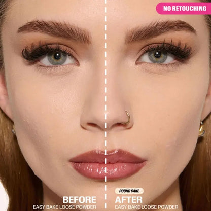 Hot Smooth Matte Loose Setting Powder Natural Long Lasting Oil Control Matte Waterproof Loose Powder Facial Makeup Cosmetics