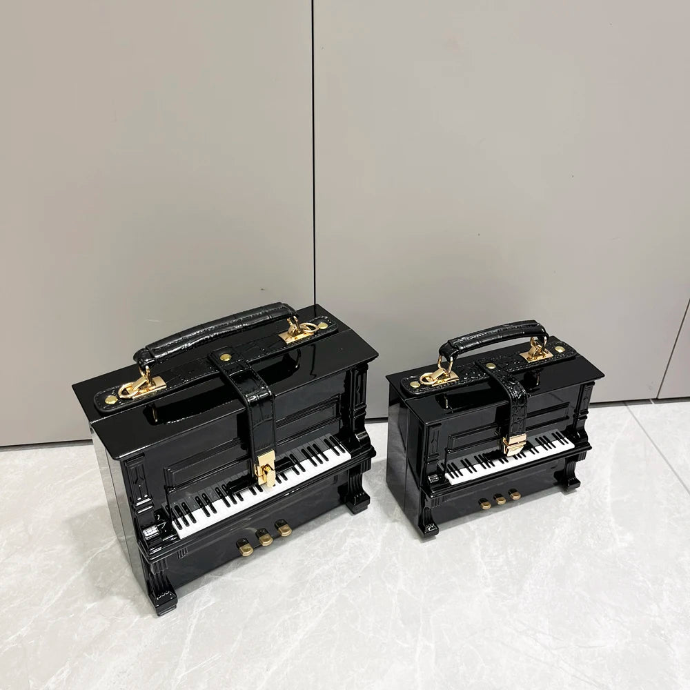 purses and handbags Luxury Designer crossbody shoulder bag For Women piano shape handmade bags Purse Messenger Bag banquet bag