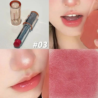 HERORANGE delicate and beautiful, mirror light lipstick, light makeup, lip gloss, long-lasting moisturizing without fading
