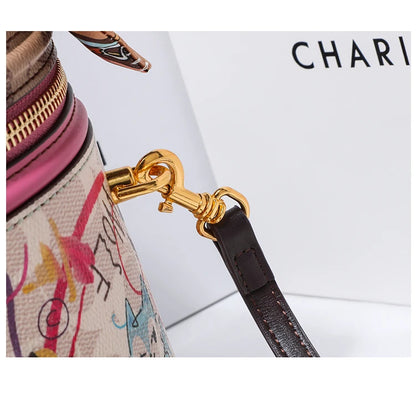 Women's handbag 2023 new fashion designer cylinder bag handbag single shoulder crossbody women's bag small bag