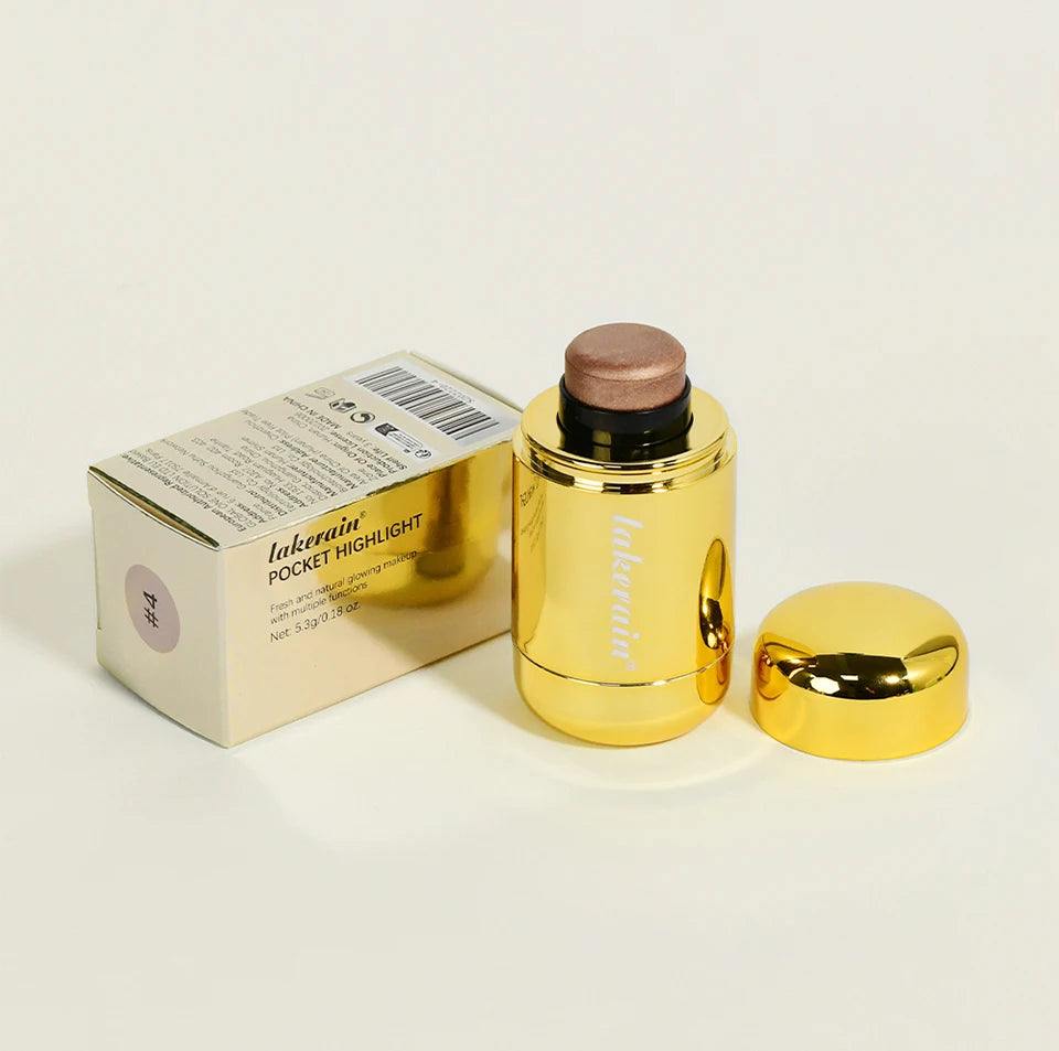 3-in-1Blush Stick Lasting Brightens Facial Cheek Stick Moisturizing Flash Lip Gloss Makeup Lip Gloss Face Rouge