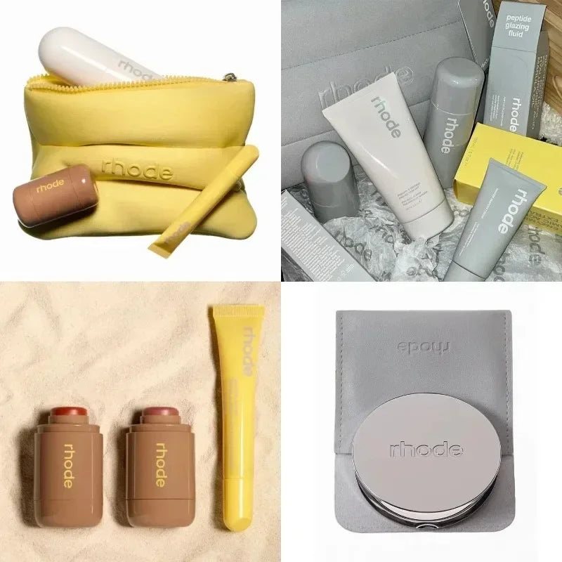 Popular Fashion Lip Gloss Lipstick Long Lasting Moisturizing Hydrating Ribbon Waterproof Powder Blusher Stick Girl Makeup