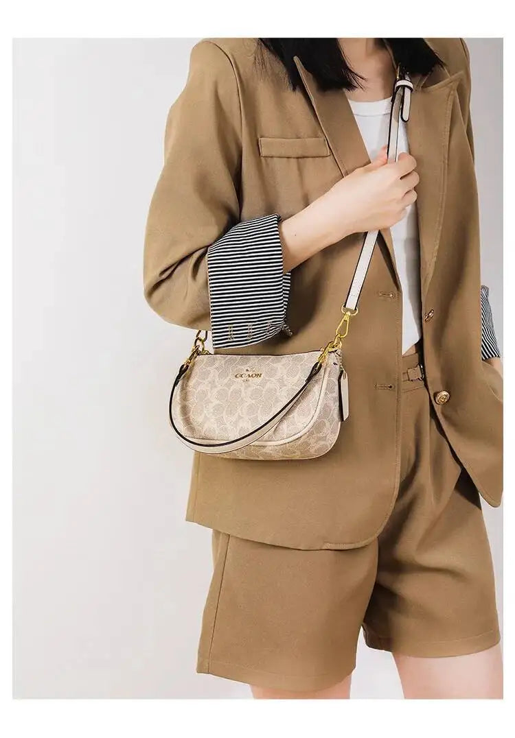 Elegant Women's Underarm Bag Hot Popular Ladies Shoulder Bag PU Leather Luxury Handbag Ladies Bag Designer Crossbody Bag