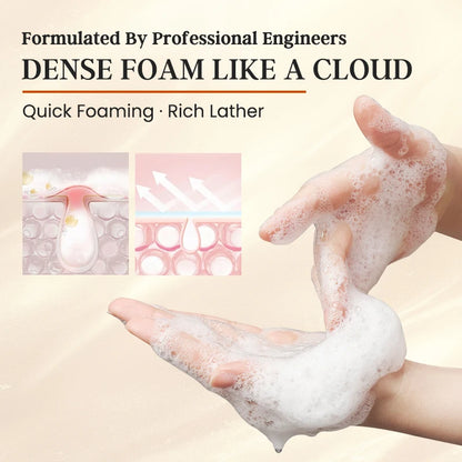 Natural VitaminC Cleanser All Face Wash 150ml Deep Cleans Dissolves Grease Brightens Skin Good With Hyaluronic acid