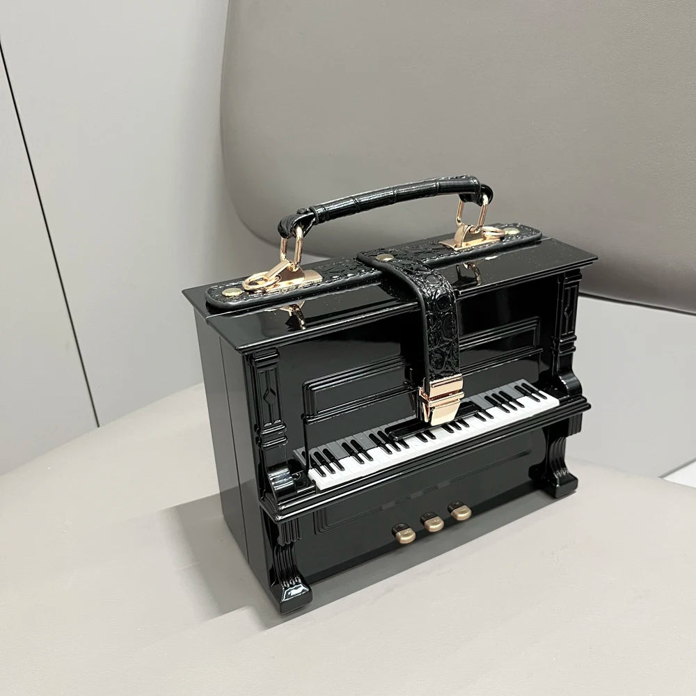 purses and handbags Luxury Designer crossbody shoulder bag For Women piano shape handmade bags Purse Messenger Bag banquet bag