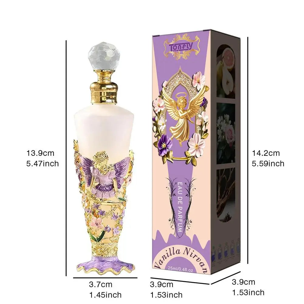 25ml Arabian Floral Goddess Perfume Fresh Vanilla Orchid Scent Eau De Toilette Long-lasting Charming Romantic Date Perfume Spray