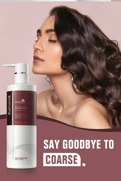 Original Karseell 500ml Moisture Shampoo Argan Oil  Moisturizing Smooth Shampoo Hair Care Set 1/2/3pcs for Dry and Damaged Hair
